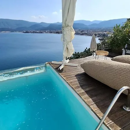 빌라 Aiora -infinity Pool On The Cliff -private 로우트라 오라이아스 엘레니스