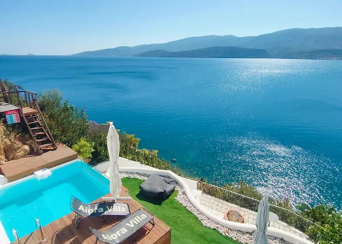 Aiora -infinity Pool On The Cliff -private * Loutra Oraias Elenis