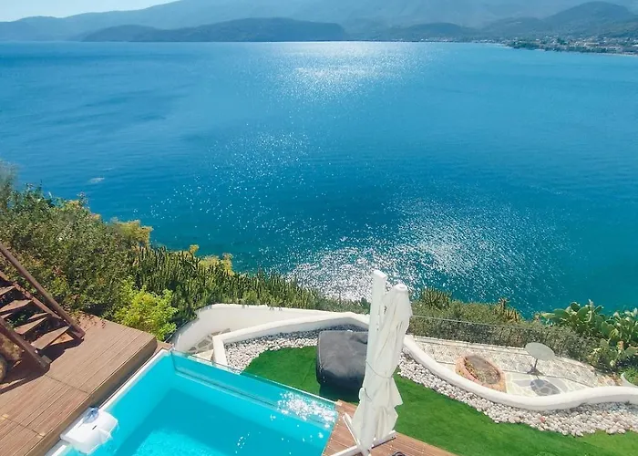 Aiora -infinity Pool On The Cliff -private * Loutra Oraias Elenis